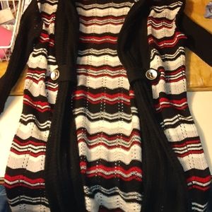Open front cardigan